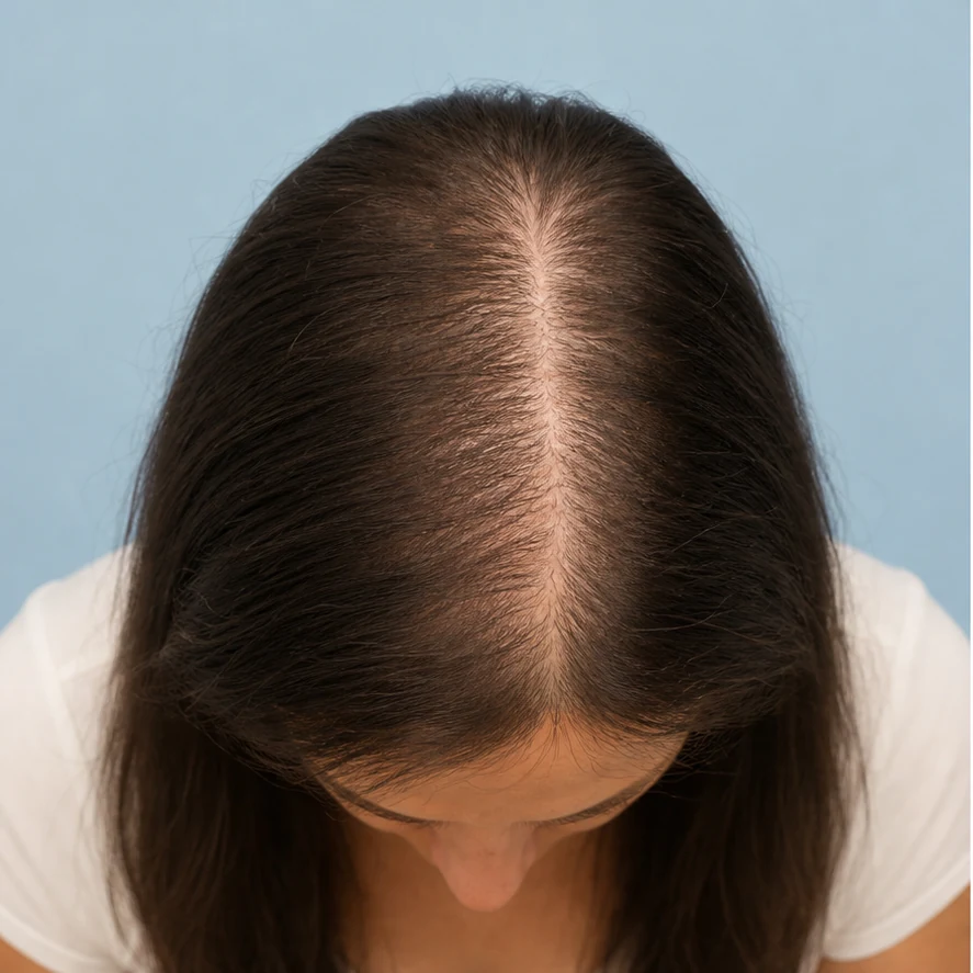 Representative baseline scalp and hair part assessment