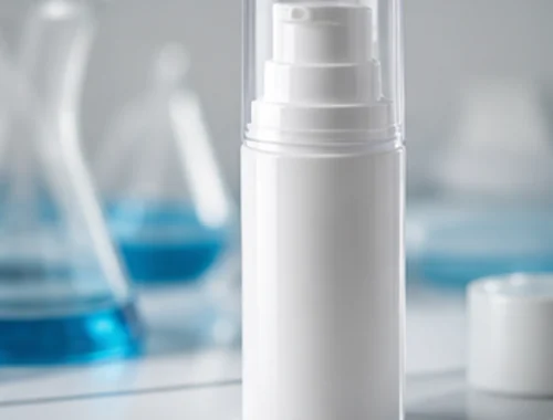 Custom compounded gel jar and metered dispenser