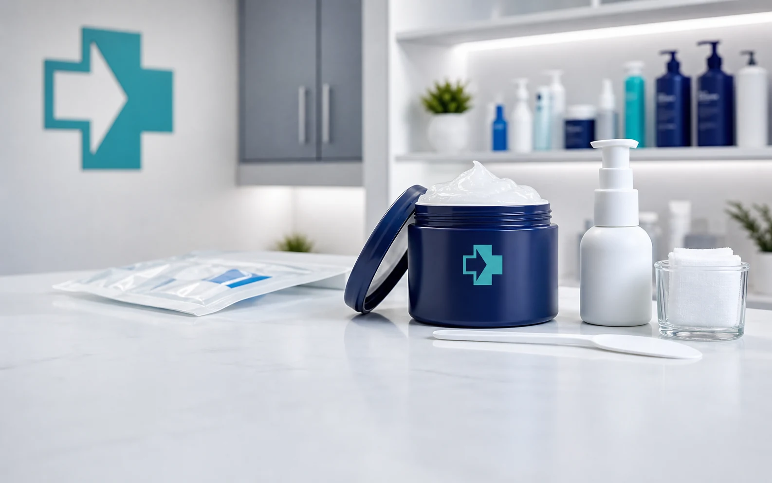 Office-use numbing cream and clinical procedure supplies