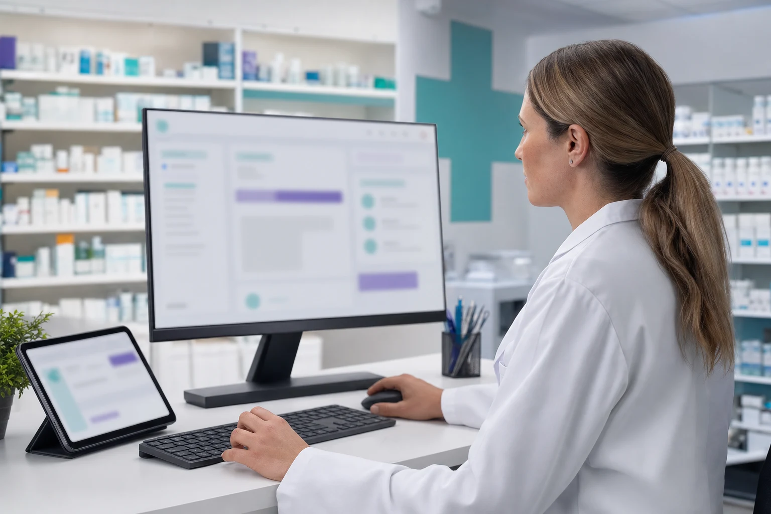 Secure pharmacy prescription workflow at Sycamore Hills Pharmacy